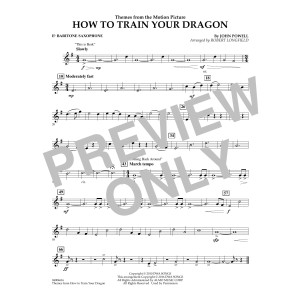 Themes from How to Train Your Dragon - Eb Baritone Saxophone