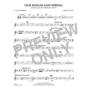 Our Kingsland Spring (Movement I of "Georgian Suite") - Eb Alto Saxophone
