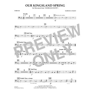 Our Kingsland Spring (Movement I of "Georgian Suite") - Timpani