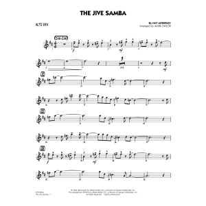 The Jive Samba - Alto Sax