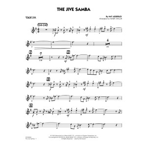 The Jive Samba - Tenor Sax