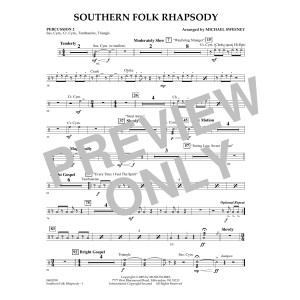 Southern Folk Rhapsody - Percussion 2
