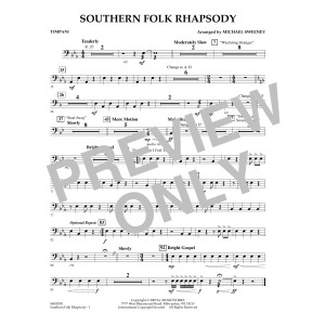 Southern Folk Rhapsody - Timpani