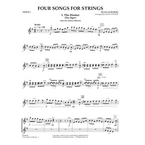 Four Songs for Strings - Violin 1 A