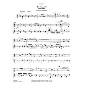 Four Songs for Strings - Violin 1 B