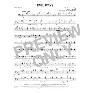 Evil Ways - Trombone