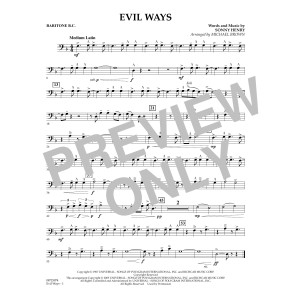 Evil Ways - Baritone B.C.