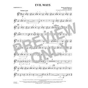 Evil Ways - Baritone T.C.