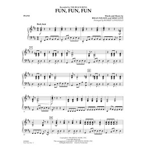 Fun, Fun, Fun - Percussion