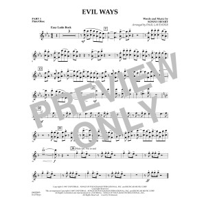 Evil Ways - Pt.1 - Flute/Oboe
