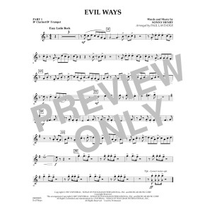 Evil Ways - Pt.1 - Bb Clarinet/Bb Trumpet