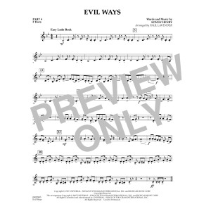 Evil Ways - Pt.4 - F Horn