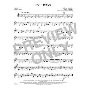 Evil Ways - Pt.5 - Bb Bass Clarinet