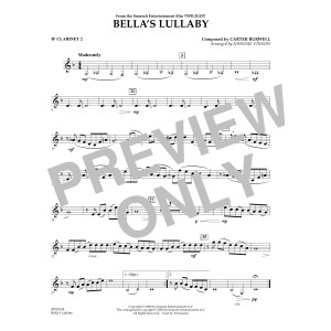 Bella's Lullaby (from Twilight) - Bb Clarinet 2