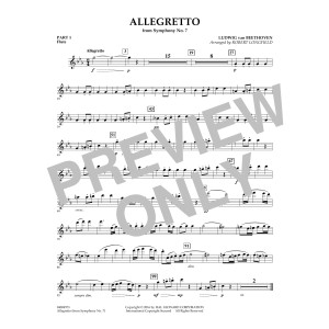 Allegretto (from Symphony No. 7) - Pt.1 - Flute