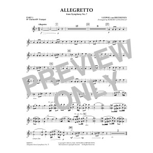 Allegretto (from Symphony No. 7) - Pt.1 - Bb Clarinet/Bb Trumpet