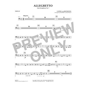 Allegretto (from Symphony No. 7) - Timpani