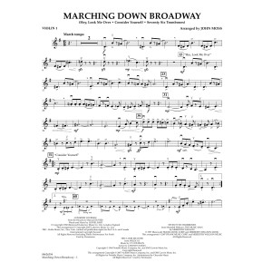 Marching Down Broadway - Violin 1