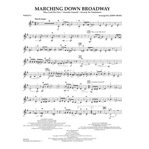 Marching Down Broadway - Violin 2