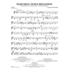 Marching Down Broadway - Violin 3 (Viola Treble Clef)