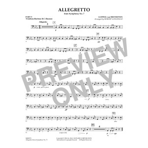 Allegretto (from Symphony No. 7) - Pt.5 - Trombone/Bar. B.C./Bsn.
