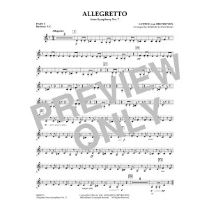 Allegretto (from Symphony No. 7) - Pt.5 - Baritone T.C.