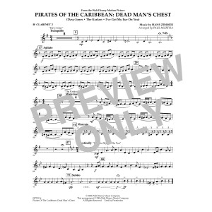 Pirates of the Caribbean: Dead Man's Chest - Bb Clarinet 2