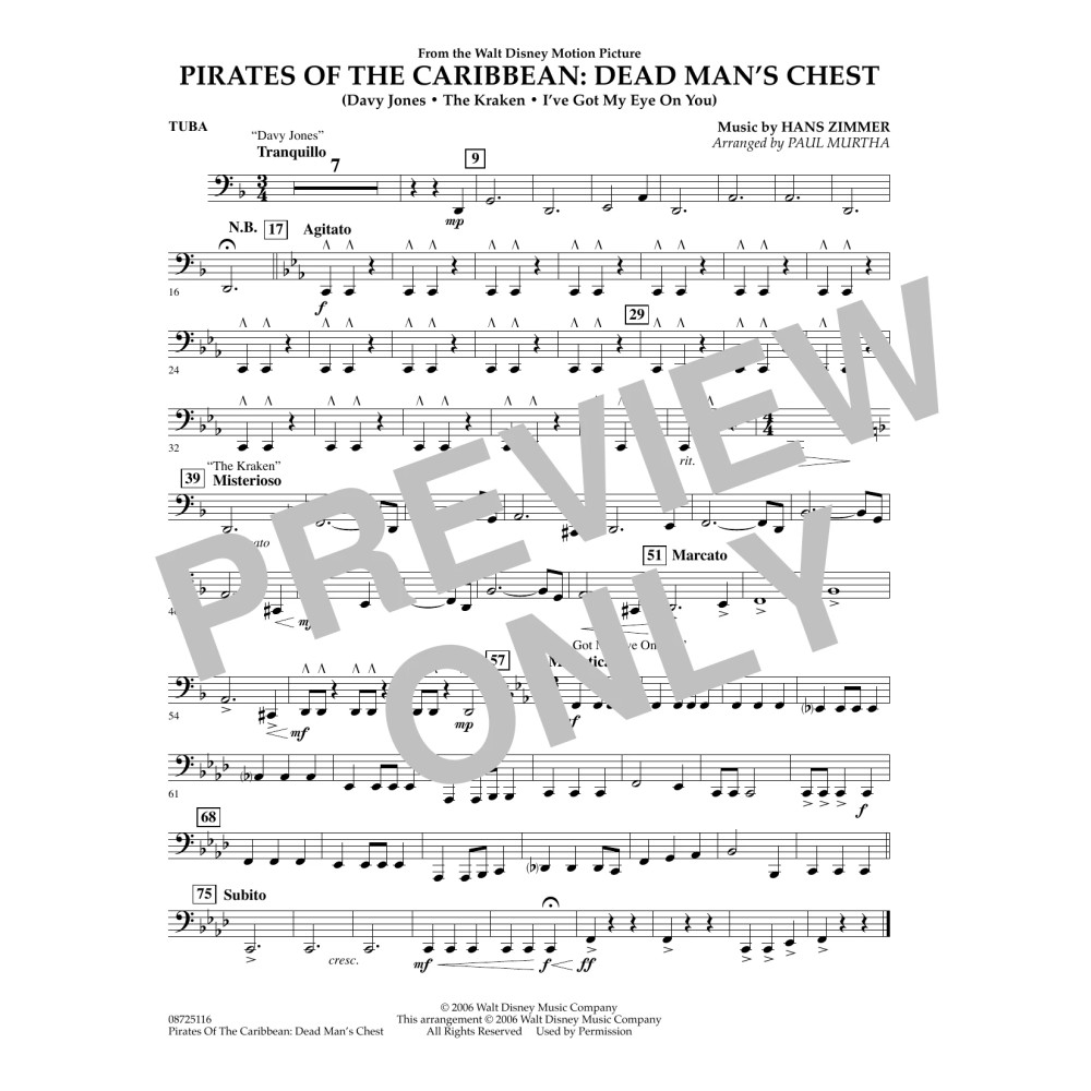 Pirates of the Caribbean: Dead Man's Chest - Tuba