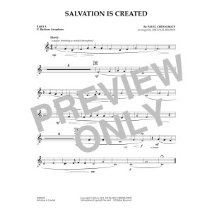 Salvation Is Created - Pt.5 - Eb Baritone Saxophone