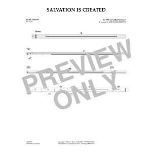 Salvation Is Created - Percussion