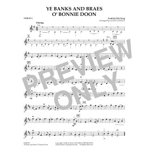 Ye Banks and Braes O' Bonnie Doon - Violin 2