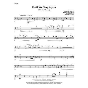 Until We Sing Again - Cello