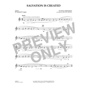 Salvation Is Created - Pt.2 - Bb Clarinet/Bb Trumpet