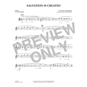 Salvation Is Created - Pt.2 - Eb Alto Saxophone
