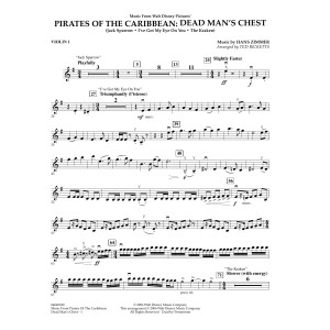 Music from Pirates of the Caribbean: Dead Man's Chest - Violin 1