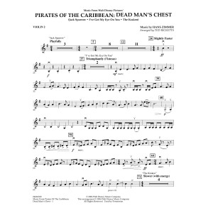 Music from Pirates of the Caribbean: Dead Man's Chest - Violin 2