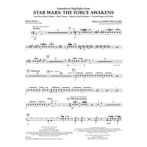 Soundtrack Highlights from Star Wars: The Force Awakens - Percussion 1