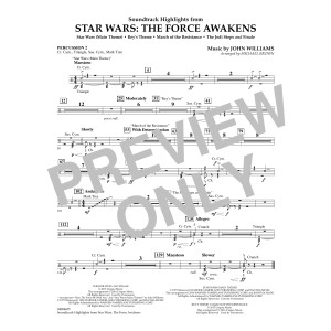 Soundtrack Highlights from Star Wars: The Force Awakens - Percussion 2
