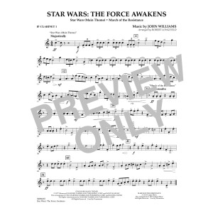 Star Wars: The Force Awakens - Bb Clarinet 1