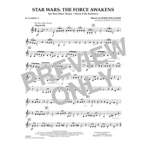 Star Wars: The Force Awakens - Bb Clarinet 2