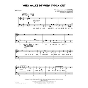 Who Walks In When I Walk Out? (Key: D minor) - Vocal Duet