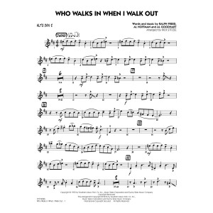 Who Walks In When I Walk Out? (Key: D minor) - Alto Sax 2