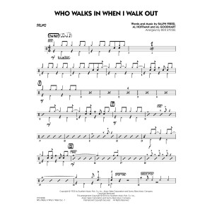 Who Walks In When I Walk Out? (Key: D minor) - Drums