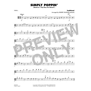Simply Poppin' (based On Pop Goes The Weasel) - Viola