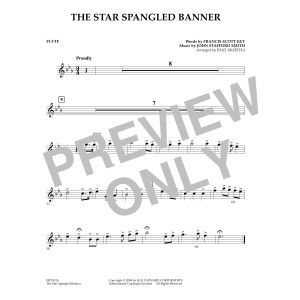 The Star Spangled Banner - Flute