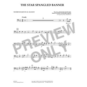 The Star Spangled Banner - Trombone/Baritone B.C./Bassoon