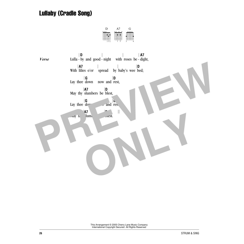 Lullaby (Cradle Song)