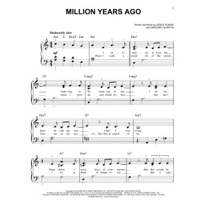 Million Years Ago