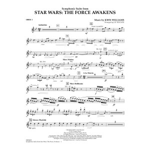 Symphonic Suite from Star Wars: The Force Awakens - Oboe 1