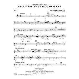 Symphonic Suite from Star Wars: The Force Awakens - Oboe 2